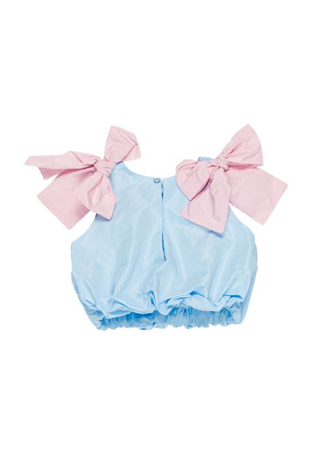 Top con fiocchi MISS GRANT KIDS | MG1603KNUVOLA